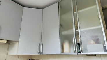 купить моющиеся обои на кухню недорого: Кухонный шкаф, Навесной, С мойкой