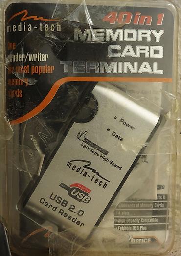 card reader: Media-Tech yaddaş kartı oxuyucusu Media-Tech MT5008 model 40-ı 1-ində — 8