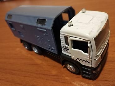 diecast az: Polis mövzusunda metal oyuncaq yük maşını - Korpus: die-cast (metal) — 2