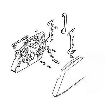 mac za elektricnu testeru: Zubasta kandža/ograničivač (graničnik) za motorne testere – metalni — 3