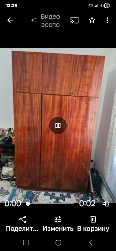 аренда стола и стульев: İşlənmiş, Açılan, 3 qapılı Düz dolab, Qarderob, paltar dolabı, Rusiya