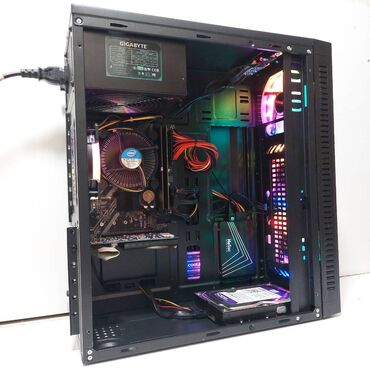 Masaüstü kompüterlər və iş stansiyaları: Oyun üçün Kompüter "RGB Core i5 3470 GT630 1GB 128GB SSD 500GB HDD” — 12