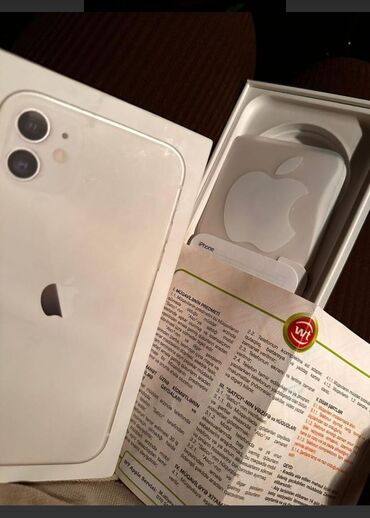 Apple iPhone: IPhone 11, 128 GB, Zəmanət, Barmaq izi, Face ID