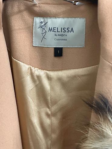 Личные вещи: Женское пальто Melissa by Croisée, карамельно-бежевый цвет. - — 5