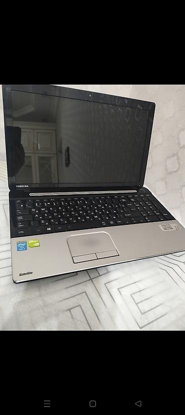 noutbuklar toshiba: Toshiba Satellite noutbuku - Ekran: 15.6" (parlaq panel) - Prosessor — 3