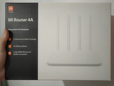 Модемы и сетевое оборудование: Роутер Xiaomi Mi Router 4A в оригинальной упаковке. 5ггц вайфай