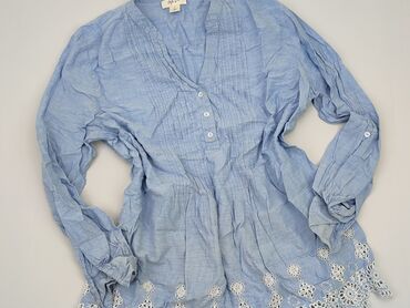 bluzki koszulowe niebieska: Bluzka Damska, XL, stan - Bardzo dobry