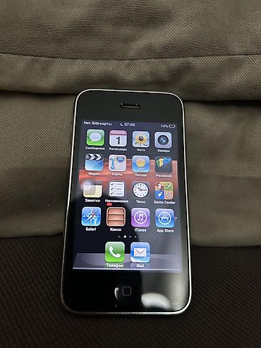 Техника и электроника: IPhone 3G, Б/у, 16 ГБ, Зарядное устройство, Кабель — 1