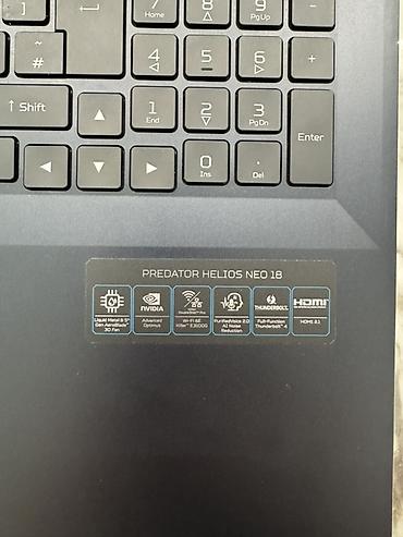 dvd player kontakt home: Acer Predator Helios Neo 18 oyun noutbuku - Ekran: 18" WQXGA — 3