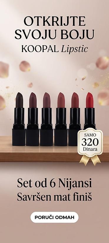 Personal Items: KOOPAL Lipstic – set od 6 nijansi sa savršenim mat finišem - Komplet — 1