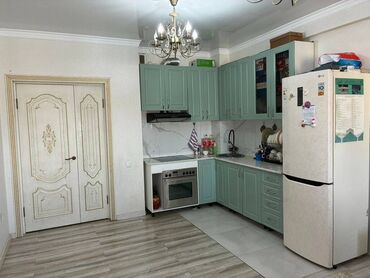 кара балта дом квартира: 2 бөлмө, 54 кв. м, Элитка, 9 кабат, Евроремонт
