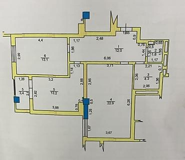 Продажа квартир: 2 комнаты, 71 м², Индивидуалка, 6 этаж, Евроремонт — 8