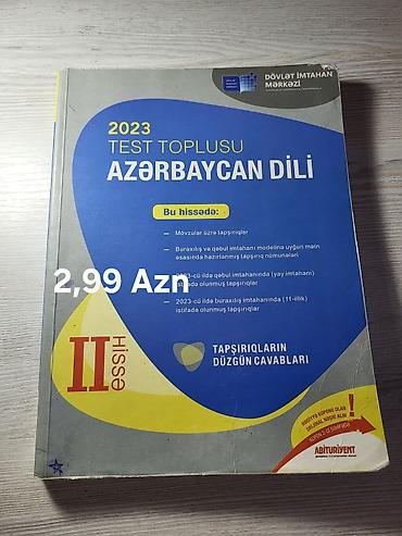 Testlər: Azərbaycan dili Testlər 11-ci sinif, DİM, 2-ci hissə, 2023 il — 1