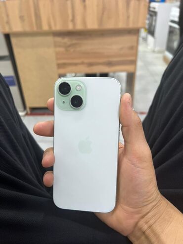 чехлы на хуавей п8: IPhone 15, Колдонулган, 128 ГБ, Alpine Green, Заряддоочу түзүлүш, Коргоочу айнек, Кабель, 87 %