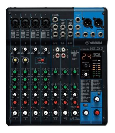Микшерные пульты: Yamaha MG10XU — универсальный 10-канальный микшер с качественными