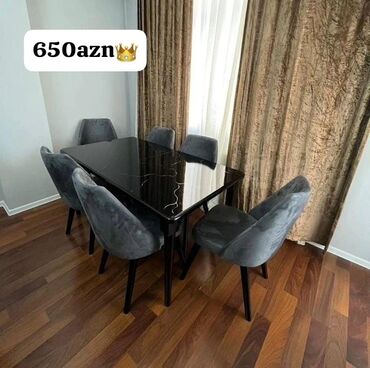 kontakt home mebel stol stul: Qonaq otağı üçün, Yeni, Açılan, 6 stul, Azərbaycan