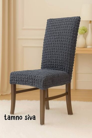 Prekrivači za nameštaj: Velur, Za stolice, bоја - Braon — 5