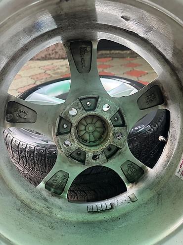 Шиналар: Дөңгөлөктөр монтажда 225 / 50 / R 17, Жай, Колдонулган, Комплект, Жеңил унаалар, Куйма, тешиктери - 5 — 2
