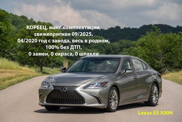 куплю автомобиля: Lexus ES: 2020 г., 2.5 л, Гибрид, Седан