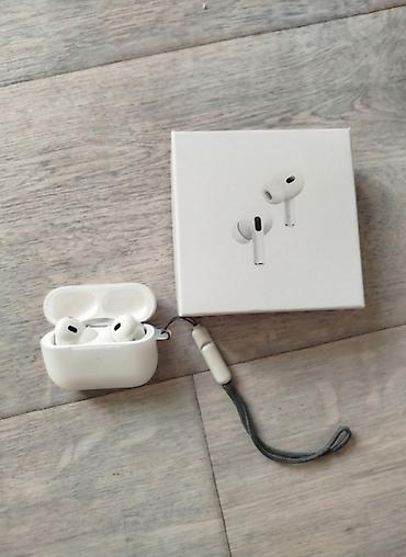 15 pro ma: Беспроводные вакуумные наушники, Apple, AirPods Pro 2, Новый — 2