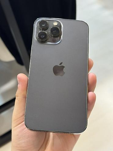 IPhone 13 Pro Max, 256 GB, Graphite, Face ID, Simsiz şarj, Sənədlərlə