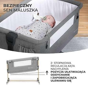 tech komplet: Kinderkraft kolevka/krevetić Neste Grow Light Grey Full Wood Šifra — 2