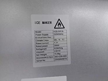 Оборудование для ресторанов, кафе: Buz aparatı Buz aparati Ice Maker Markasi Hicon Model HZB-40kq Enerji — 6
