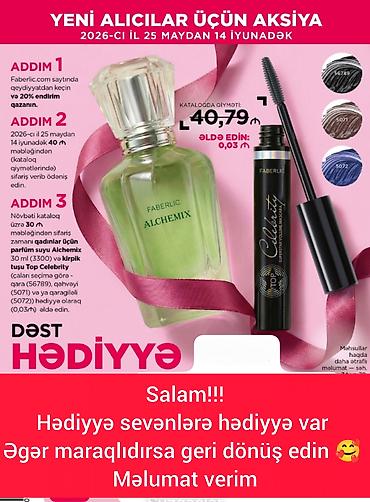 faberlik duxu: Faberlic məhsulları üçün şəxsi endirim kodu ilə sərfəli alış imkanı! — 2