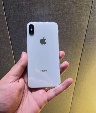 Apple iPhone: IPhone X, 64 GB, Natural Titanium, Face ID