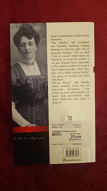 blu ray disk: Məhsul: Kitab – “Anne of Green Gables” Müəllif: Lucy Maud Montgomery — 3