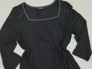 czarne bluzki z długim rękawem zara: Блуза жіноча, 2XL, стан - Дуже гарний