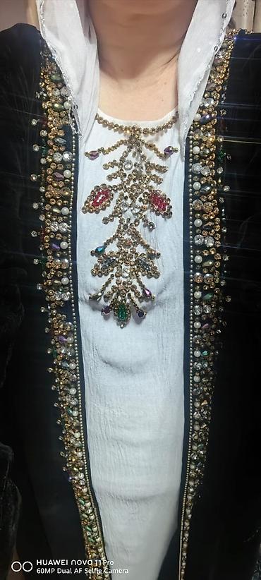 дубайская абая: Халат, Бархат, Турция, 3XL — 3