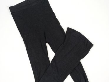 leginsy prazkowane hm: Material trousers for women, size S