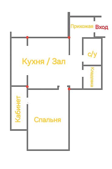 Долгосрочная аренда квартир: 2 комнаты, Собственник — 2
