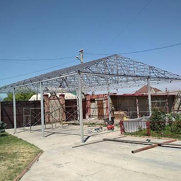 Навесы: Сварочная работа Навесы, ферма, каркас, ворота, рещëтки, лестницы — 7