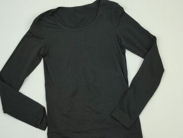bluzki czarne damskie długi rekaw: Блуза жіноча, S, стан - Хороший