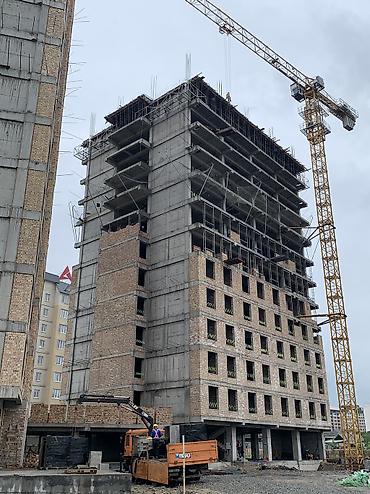 жк лотос: 1 комната, 55 м², Кок-Жар ж/м Элитка, 16 этаж, ПСО (под самоотделку) — 4