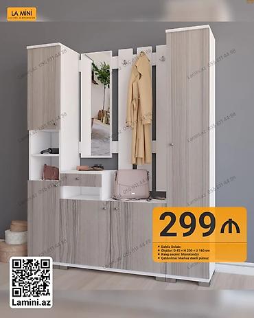 skaf dolab: Dəhliz dolabı – La Mini dizaynı - Komplekt: iki qapılı əsas şkaf — 1