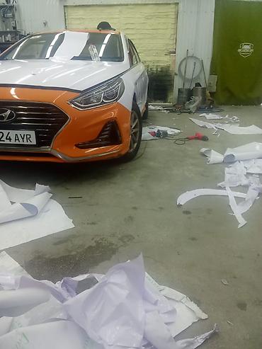 покрытые: Оклейка Автомобилей винилний и брони пленкой Седаны как Саната к5 к7 — 8