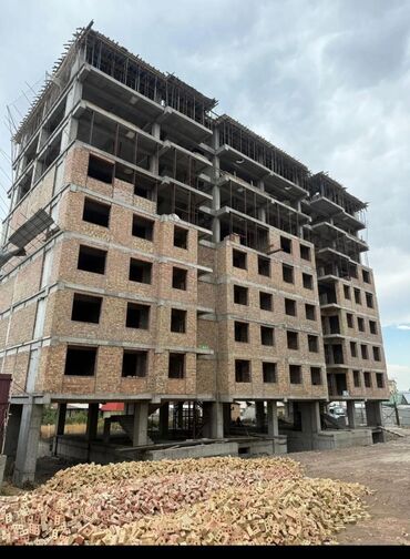 газ на дом: 1 бөлмө, 45 кв. м, Элитка, 9 кабат, ПСО (өзү оңдоп түзөтүп бүтүү үчүн)