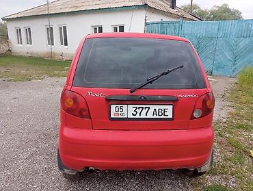 дордой мото: Daewoo Matiz: 2010 г., 0.8 л, Кол менен иштөөчү, Хетчбек — 2