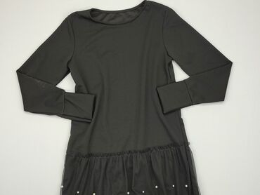 czarna sukienki długa: Sukienka, S, stan - Zadowalający
