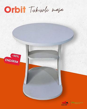 tek stolar: Jurnal masası, Yeni, Açılmayan, Laminat, Oval masa — 10