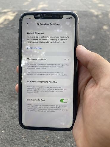 apple notebook: IPhone 11, 128 GB, Qara, Face ID — 10