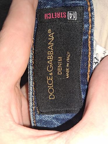kurtka kisi ucun: Cins şalvar, Dolce & Gabbana, M — 3