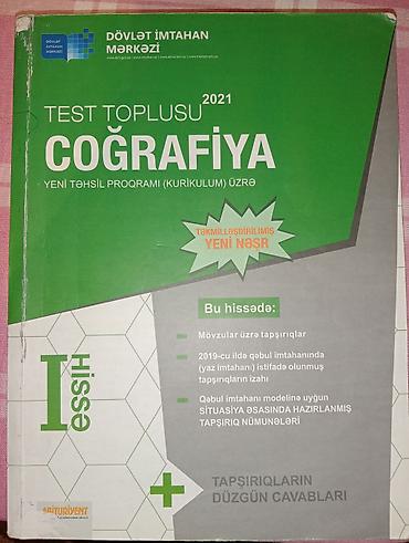 tibbi formalarin satisi: DİM test topluları – Coğrafiya və Riyaziyyat (I hissə) 1) Coğrafiya – — 1