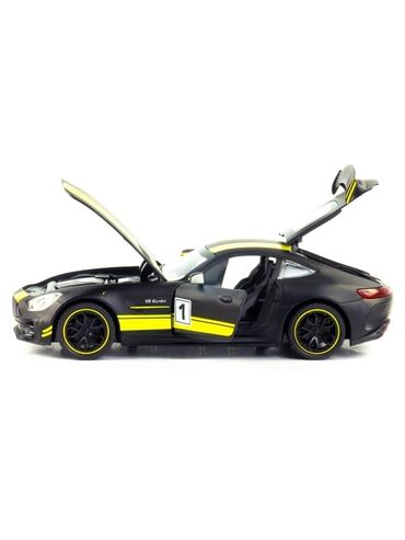 Игрушки: Детская инерционная металлическая машинка Мердес с открывающимися — 7