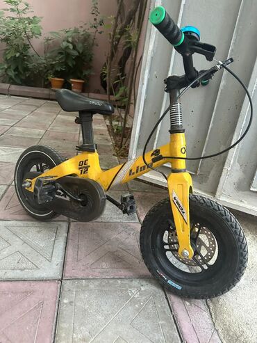 Əkizlər üçün arabalar: İki təkərli Uşaq velosipedi 12"