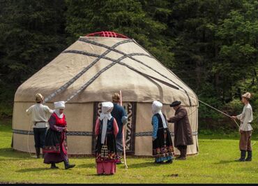 Аренда юрт: Аренда юрты, Каркас Деревянный, 75 баш, Казан, Посуда, С полом — 4