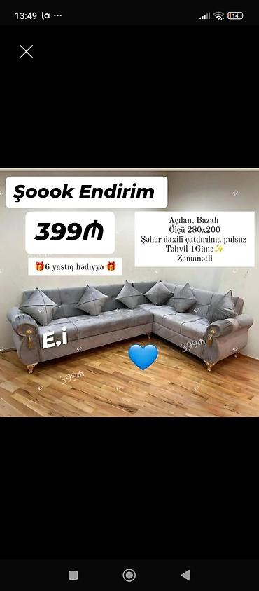 ucuz stollar: Künc divan, Yeni — 1